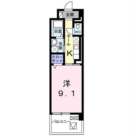 エルハーベン山城の物件間取画像